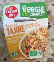 Mängden socker i Plat Veggie & Complet sauce Tajine Boulghour, Soja, Pois chiches, Avoine