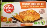 Mängden socker i Tendres carrés de blé - Carotte, potimarron, pavot