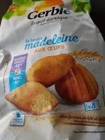 Mängden socker i La tendre Madeleine aux oeufs