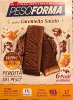 Mängden socker i Caramello Salato protein bar