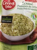 Mängden socker i Ecrasé Pommes de terres petits pois & lentilles