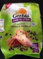 Mängden socker i Gerblé - Gluten and Lactose Free Madeleines Chocolate Chips, 210g (7.5oz)