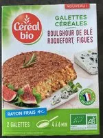 Mängden socker i Galettes boulghour de blé, roquefort, figues
