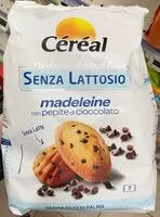 Mängden socker i Madleine con pepite di cioccolato