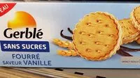 Mängden socker i Gerblé - Sugar Free Vanilla Filled Cookie, 185g (6.6oz)