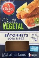 Mängden socker i Bâtonnets soja & blé