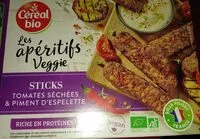 Mängden socker i Stick Tomates Séchées & Piment d'Espelette