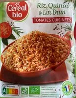 Mängden socker i Riz, quinoa & lin brun Tomates cuisinées