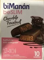 Mängden socker i Bimanan beSLIM chocolate fondant