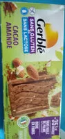 Mängden socker i Gerble - Gluten and Lactose Free Cocoa Almond Cookie, 150g (5.3oz)