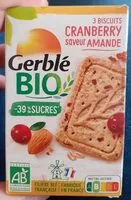 Mängden socker i Biscuits Cranberry Saveur Amande
