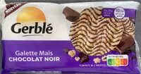 Mängden socker i Galette de maïs au chocolat noir