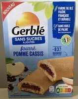 Mängden socker i Gerblé - No Sugar Added Apple Blackcurrant Cake Filling, 180g (6.4oz)