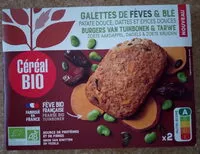 Mängden socker i Galettes de fèves & blé patate douce, dattes et épices douces