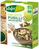 Mängden socker i Fusilli maïs, riz et spiruline