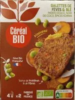 Mängden socker i Galettes de fèves & blé patates douces, noix de coco