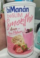 Mängden socker i Smoothie avena con fresa y plátano