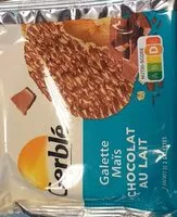 Mängden socker i Galette de mais au chocolat au lait