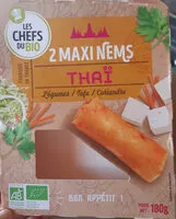 Mängden socker i 2 Maxi Nems Thaï