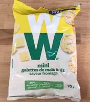 Mängden socker i Mini galettes de mais & riz saveur fromage