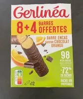 Mängden socker i GERLINEA BARRE ENCAS CHOCOLAT ORANGE
