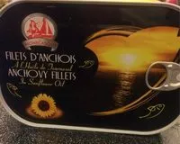 Mängden socker i Filets d'anchois à l'huile de tournesol