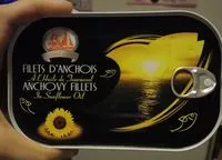 Mängden socker i Filets d’anchois à l’huile de tournesol