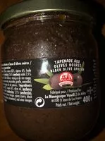 Mängden socker i TAPENADE AUX OLIVES NOIRE