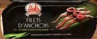Mängden socker i Filets d’anchois à l’huile d’olive extra vierge
