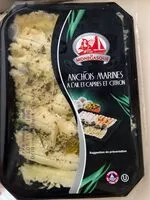 Mängden socker i Anchois marines à l'ail câpres et citron