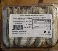Mängden socker i Anchois marinés à l'huile de tournesol