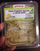 Mängden socker i Filets d'anchois marines au citron confit