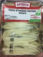 Mängden socker i Filet d anchois marinés nature