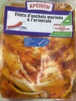 Mängden socker i Filets d'anchois marines a l'orientale