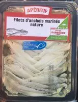Mängden socker i Filets d'anchois marinés nature