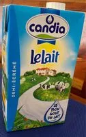 Mängden socker i Lait demi-ecreme brick 1L