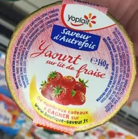 Mängden socker i Saveur d'Autrefois, Yaourt sur lit de fraise
