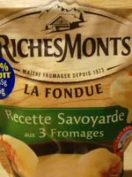 Mängden socker i Fondue - recette savoyarde aux 3 fromages