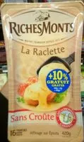Mängden socker i La Raclette sans croûte (+10 % gratuit)