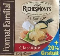 Mängden socker i La Raclette