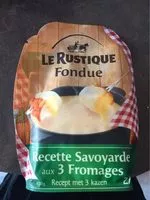 Mängden socker i Fondue - rectte savoyarde aux 3 fromages
