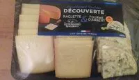 Mängden socker i Assortiment Raclette et Fourme d'Ambert