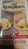 Mängden socker i Duo raclette
