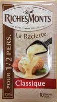 Mängden socker i La Raclette Classique