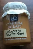 Mängden socker i Confiture de lait noisette beurre salé
