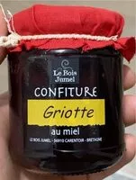 Mängden socker i Confirure griotte au miel