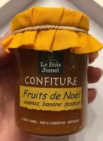 Mängden socker i Confiture fruits de Noël