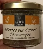Mängden socker i rillettes pur canard d'Armorique
