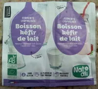 Mängden socker i Ferment Pour Kefir De Lait