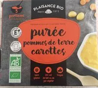 Mängden socker i Puree pommes de terre carottes